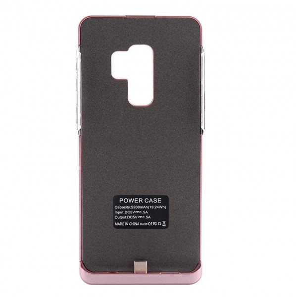 Samsung S9 Phone case battery in power bank Super Thin Portable 5200mah wireless chargeable Back clip battery  Samsung S9